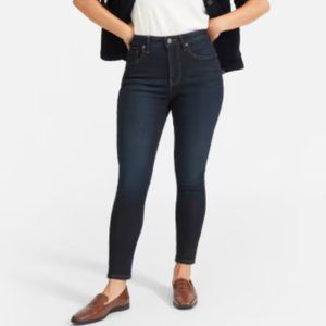 Everlane curvy high-rise skinny jean dark wash
